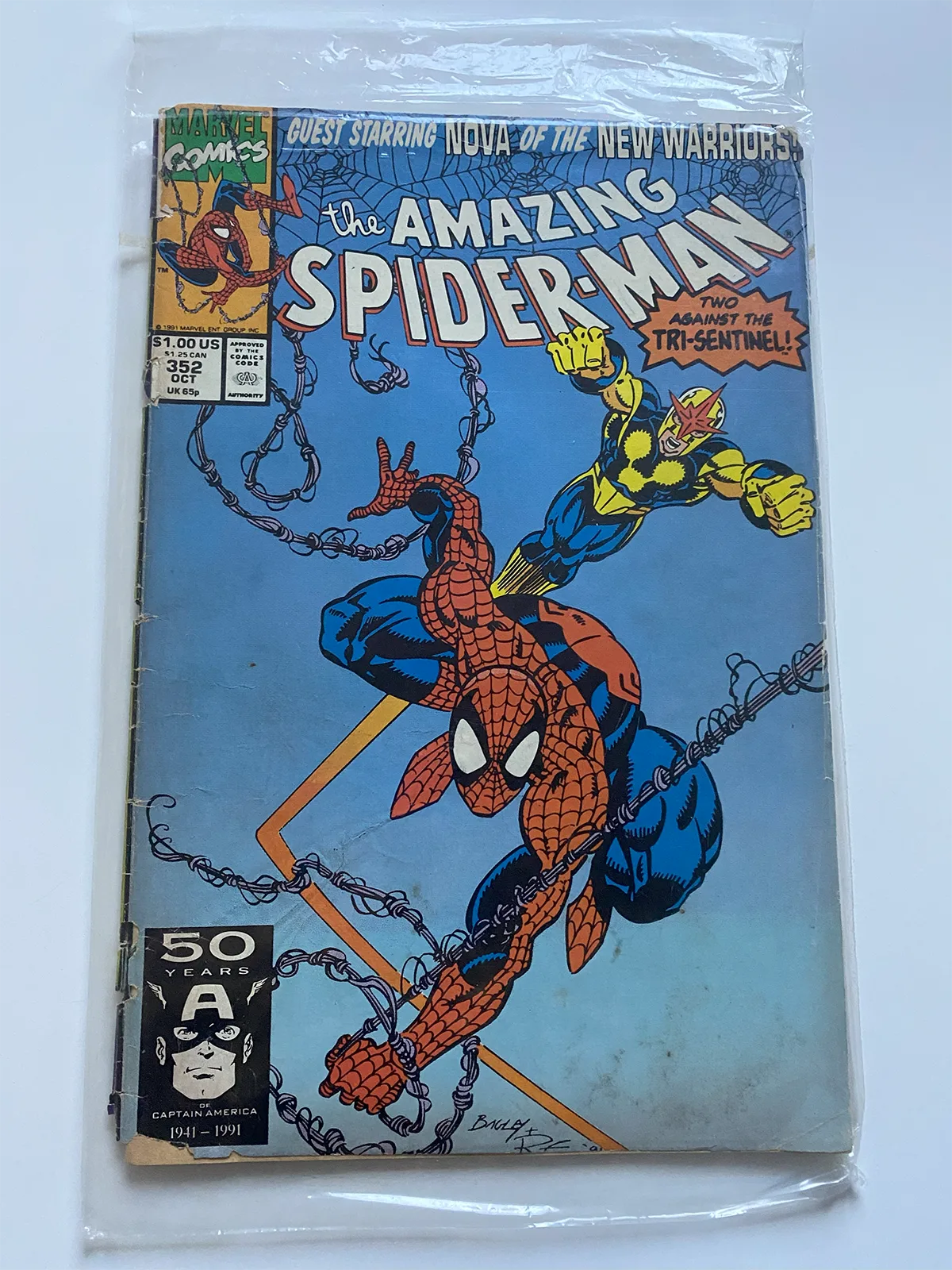 The amazing spiderman Nº352 the against the tri-sentinel! - Inglés