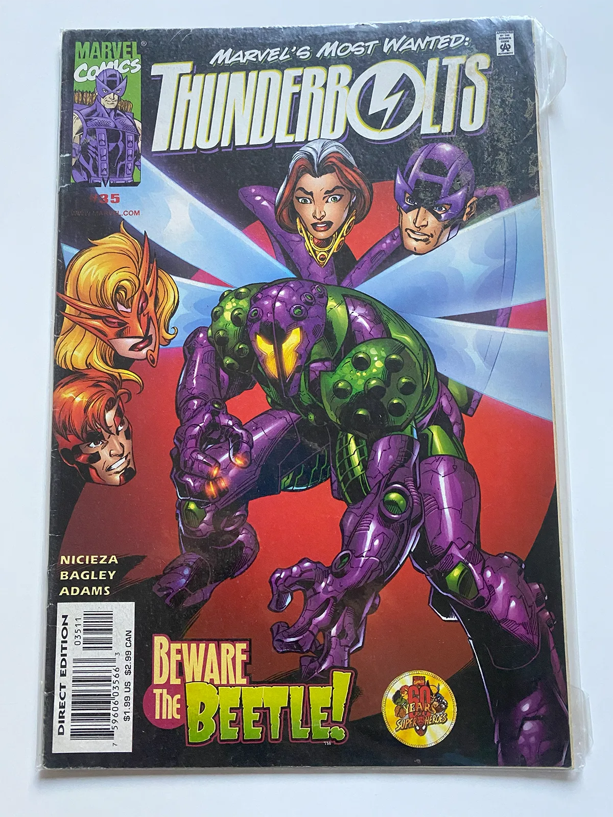 Thunderbolts Nº35 Beware the beetle! - Inglés