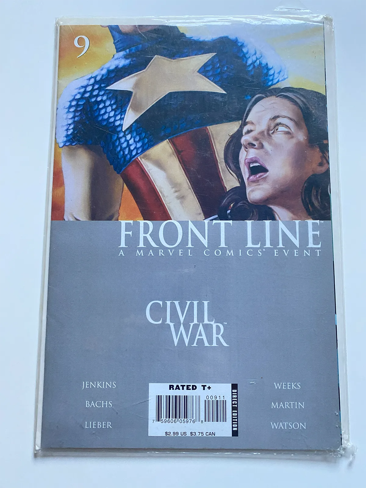 Front Line a marvel comics event Civil war 9 - Inglés