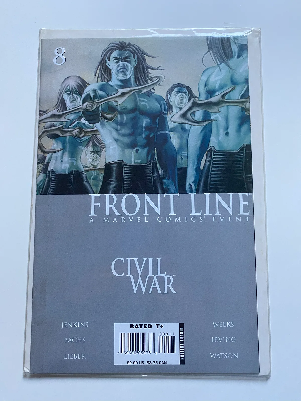 Front Line a marvel comics event Civil war 8 - Inglés
