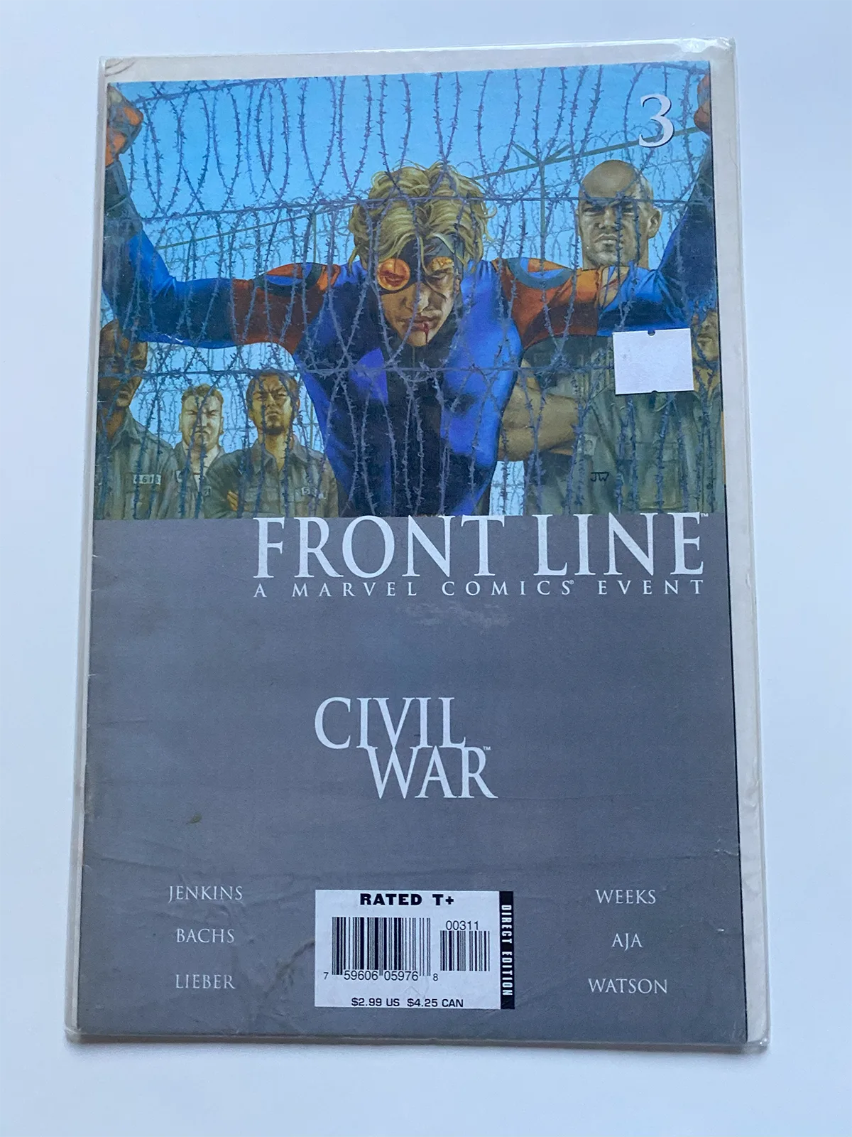 Front Line a marvel comics event Civil war 3 - Inglés