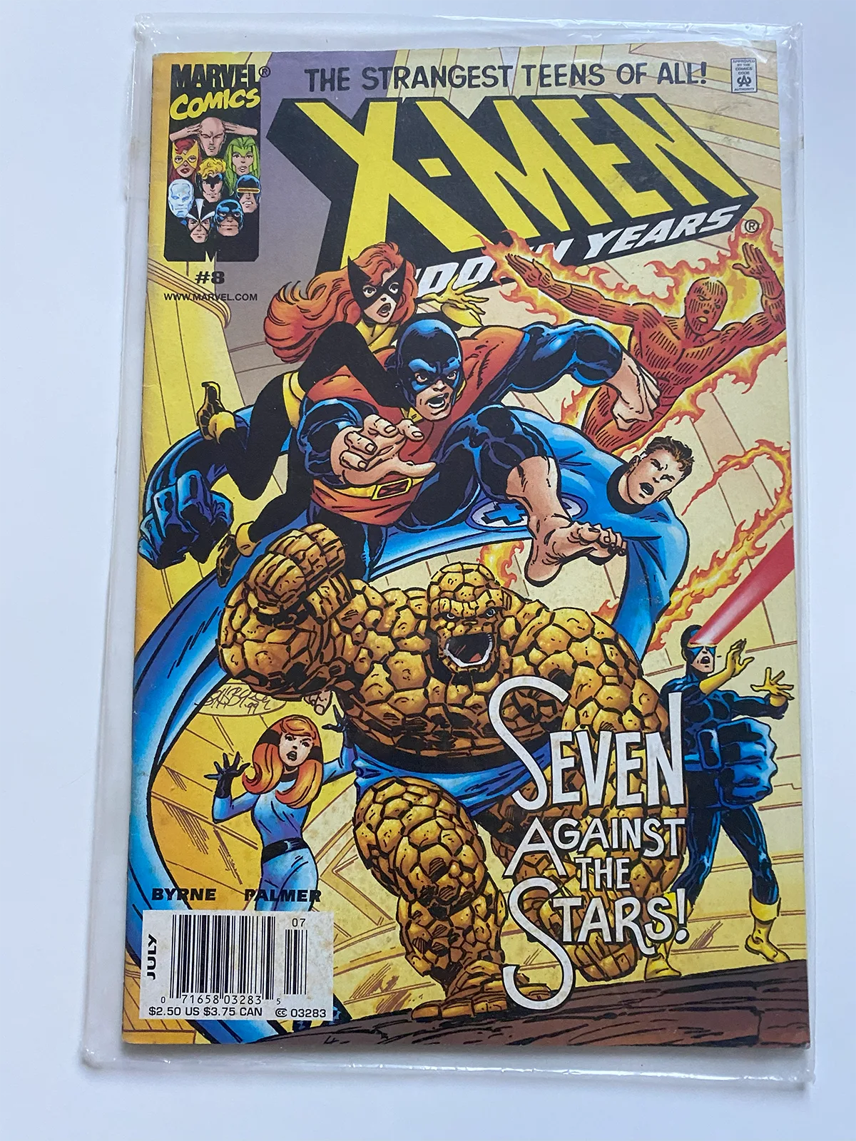 X-Men Nº8 the hidden years Seven against the stars!- Inglés