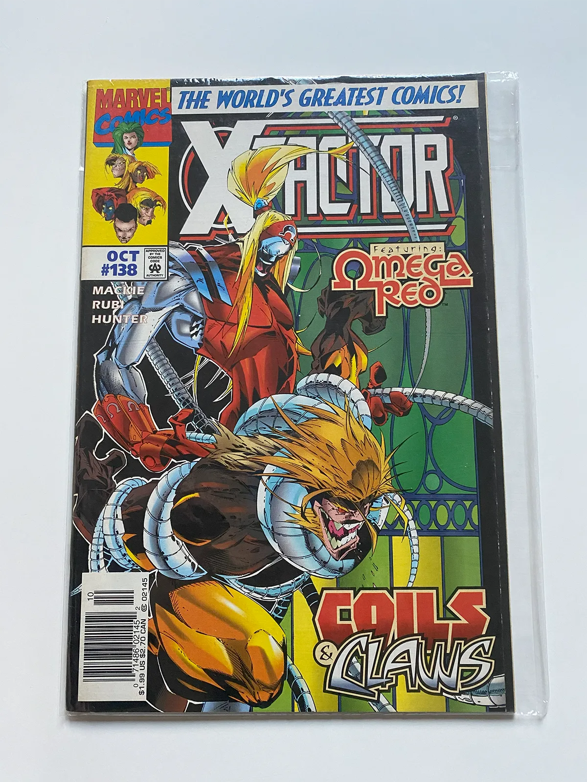 X-Factor Nº138 featuring Omega red - Souls & Claws - Inglés