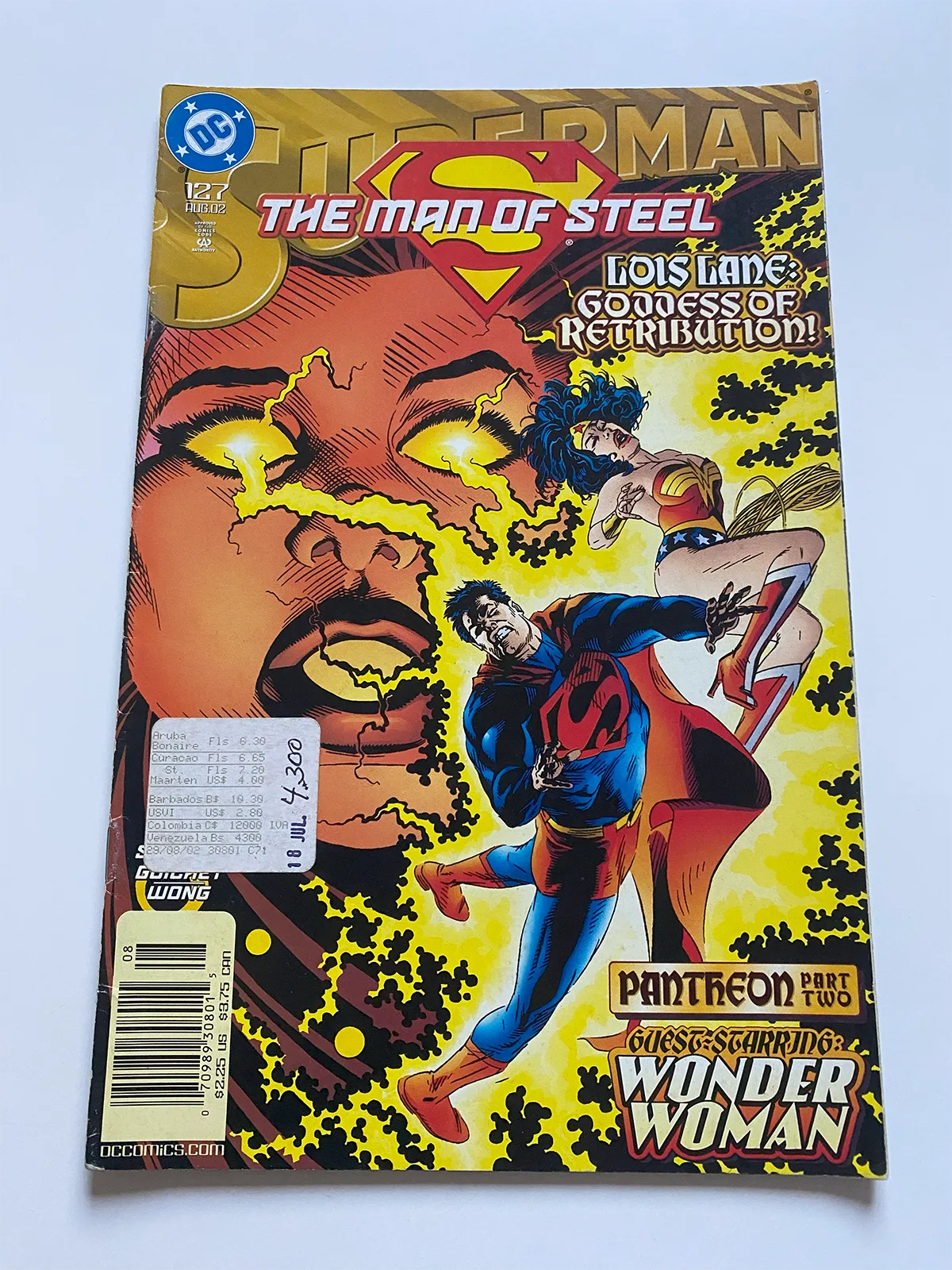 Superman the man of steel Nº127 Loid Lane: Goddess of restribution! Pantreon part two- Inglés