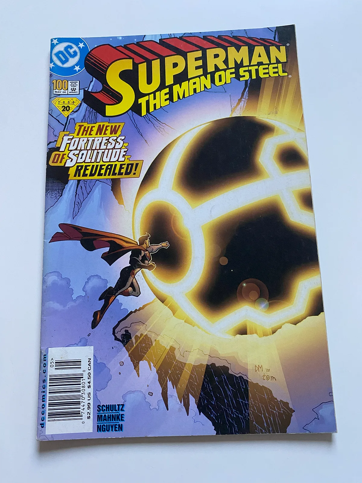 Superman the man of steel Nº100 The new fortress of solitude revealed!- Inglés