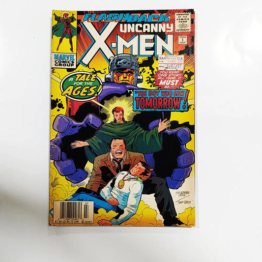 Flashback Uncanny X-MEN The boy who saw tomorrow! - Inglés