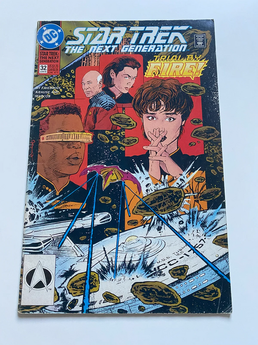 Star Trek the next generation Nº32 trial by fire- Inglés