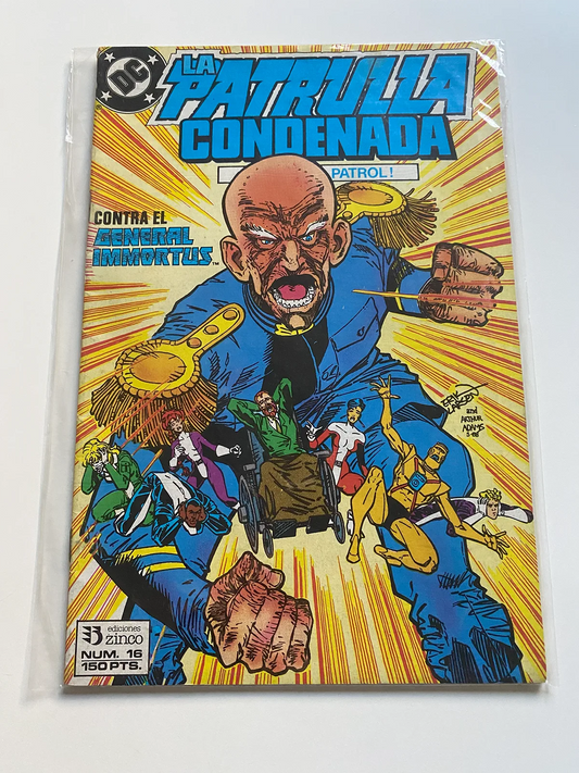 La patrulla condenada Nº16 Contra el general Immortus - Español