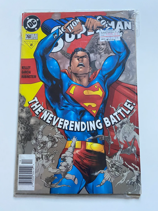 Superman Nº 760 the neverending battle - Inglés