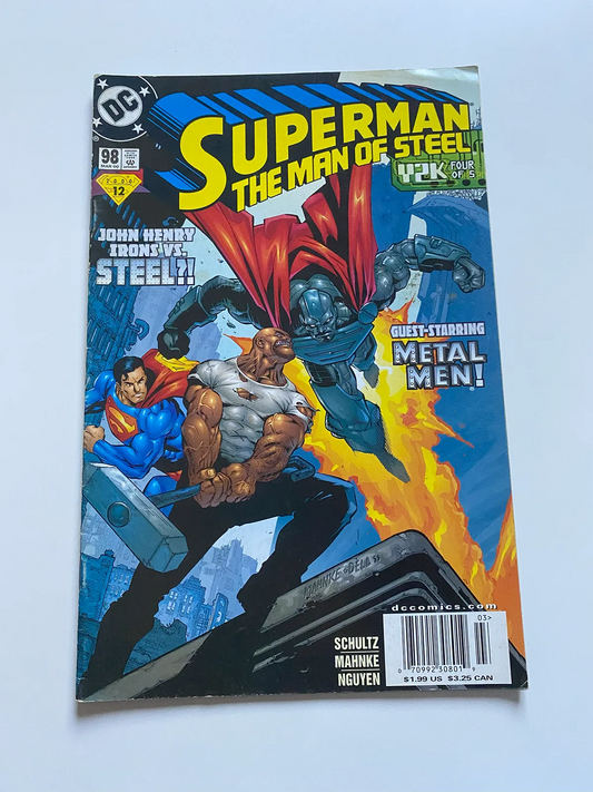 Superman the man of steel Nº98 Jhon Henry Irons vs Steel?!- Inglés