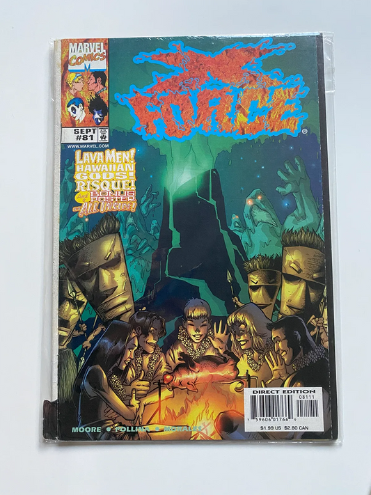 X-Force Nº81 Lava men! Hawaiian gods! Risque! - Inglés