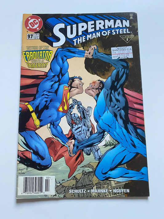 Superman the man of steel Nº97 Returns of the eradicator with a vengance - Inglés